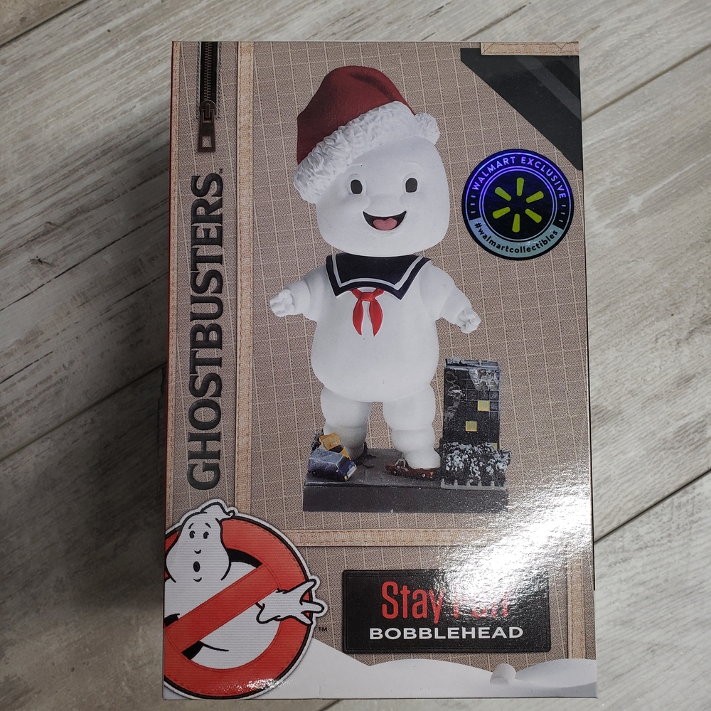 Ghostbusters STAY PUFT Marshmallow Man Bobblehead Walmart Exclusive Royal Bobble